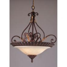Murray Feiss Lighting F1706/4CGN - CHANDELIER,400 WTT,4 LMP,COGNAC FIXT