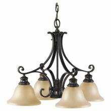 Murray Feiss Lighting F2186/4+1LBR - CERVANTES CHANDELIER,420 WTT,120 V,5 LT