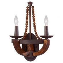 Murray Feiss Lighting WB1591RI/BW - WALL SCONCE,120 WTT,120 V,2 LMP,CAND SKT