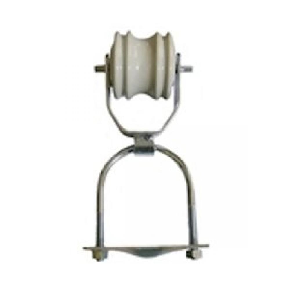 BRACKET W/INSULATOR,CLMP-ON,2-1/4&#34;,12GA