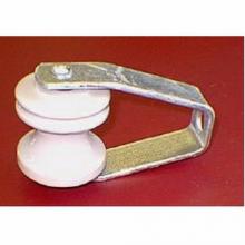 Nichols Manufacturing 375 - CLEVIS W/INSULATOR,3/16"GALV,5.25X1.5IN