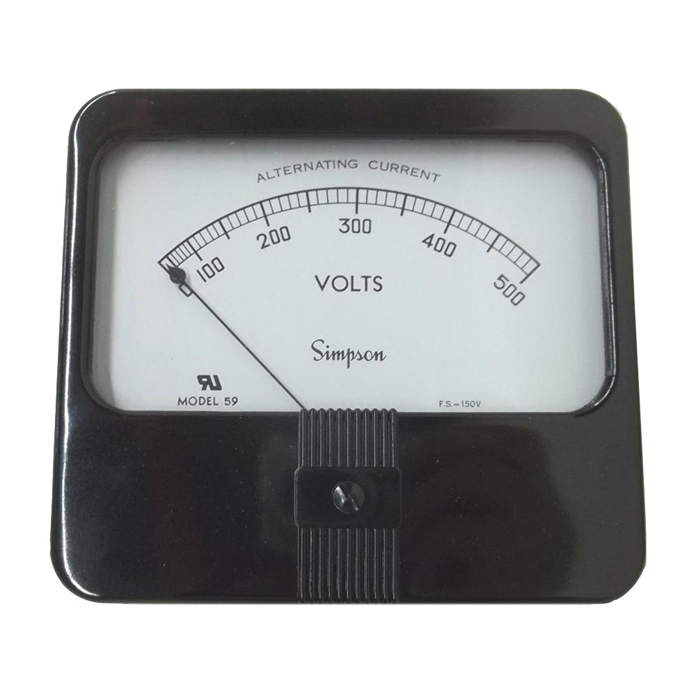 AC VOLTMETER,0 - 500 V,0 - 500 V,2 PCT