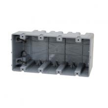 Smart Box Inc. SB4G - ELECTRICAL BOX,4-GANG,PVC,GRY,74 CU-IN