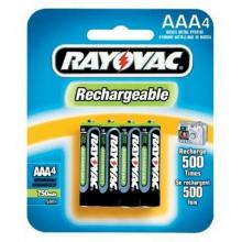 Spectrum Brands - Rayovac NM724-4B - RECHARGEABLE NIMH BATTERY,FLAT TERM