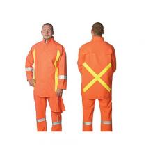 Superior Glove RAIN045FRL - REFLECTIVE RAINSUIT,FLAME-RETARDANT,ORG
