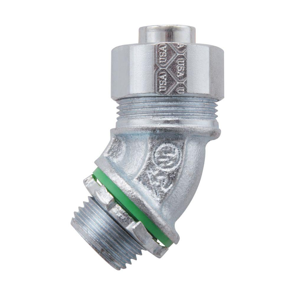 3/8 LT LOW PROFILE 45 DEGREE CONN