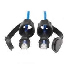 Tripp Lite N200P-010BL-IND - 10' BLUE IND CAT6 M/M CERT POE