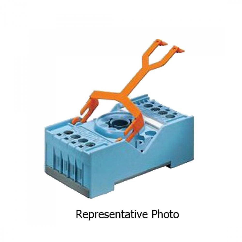 SOCKET,DIN RAIL OR PNL,250 V,10 AMP
