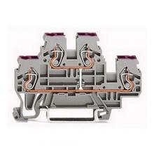 WAGO Corp 870-508 - TERMINAL BLOCK,4,28 - 12 AWG,GRAY