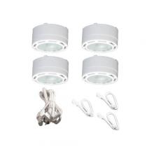 American Lighting LVPX80WH - 4-PUCK LIGHT KIT,LINE VOLTAGE,XENON TYPE