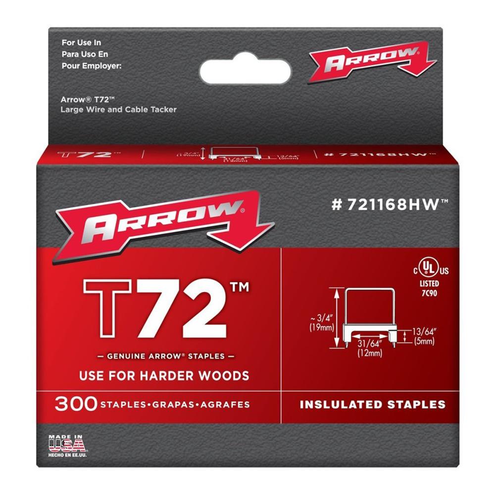 T72â„¢ INSUL STAPLE 3/4&#34; HARDWOOD