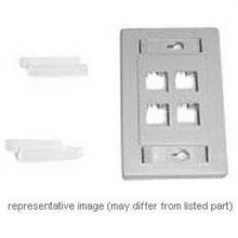 Belden AX102655 - FACEPLATE,1,2-PORT,UL94V-0 PLASTIC,FLUSH