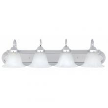 Capital Lighting Fixture Inc 1034CH-118 - VANITY LIGHT FIXTURE,400 WTT,120 V,4,WHT
