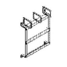 Chatsworth Products 11177-701 - 19 Inch Rack 66-Block Mtg Bracket-Black