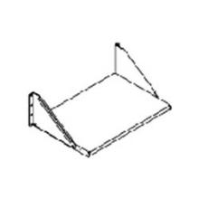Chatsworth Products 40752-719 - 12InD Multi-Purpose 3-Piece Shelf-Black