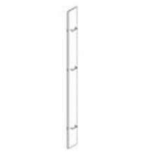 Chatsworth Products 12189-001 - 3.6InWx7FtH Blk CPI Plexi-Glass CblCover