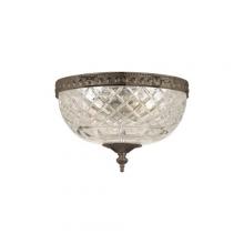 Crystorama Lighting 117-10-EB - RICHMOND FLUSH MOUNT LIGHT,STYLE CRYS