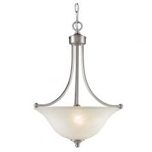 Golden Lighting 1260-3P PW - CANDACE BOWL PENDANT,MODERN STYLE,120 V