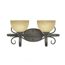 Golden Lighting 1567-BA2 PC - RIVERTON VANITY LIGHT FIXTURE,BATHROOM