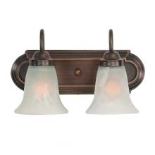 Golden Lighting 5221-2 ORB - BROOKFIELD VANITY LIGHT FIXTURE,BATHROOM