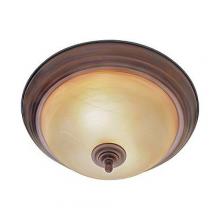 Golden Lighting 6005-13 RBZ - LANCASTER RBZ LIGHT FIXTURE,FLUSH MOUNT