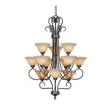 Golden Lighting 7623 RBZ - HOMESTEAD CHANDELIER,TRADITIONAL STYLE