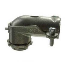 Halex 11005B - 90 DEG CONNECTOR,1/2 IN,DIE-CAST ZNC