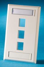 Legrand-Ortronics KSFP3 - FP,KEYSTONE,3HOLE,SG,PC DESIG,SCREW,KIT