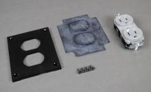 Legrand-Wiremold S130BLK - BLK POLY DPLX CVR/MEMBRANE