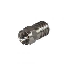 Vericom WCR6Q-03443 - RG6 Quad SHLD Hex Crimp CONN Bag of 100