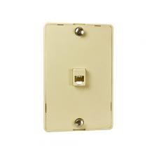 Vericom XFPOP-00484 - Wall Mount Telephone Jack 1xRJ14 Ivory