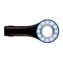Dazor J200HHM - 12 White LED Battery Handheld Magnifier with Cas