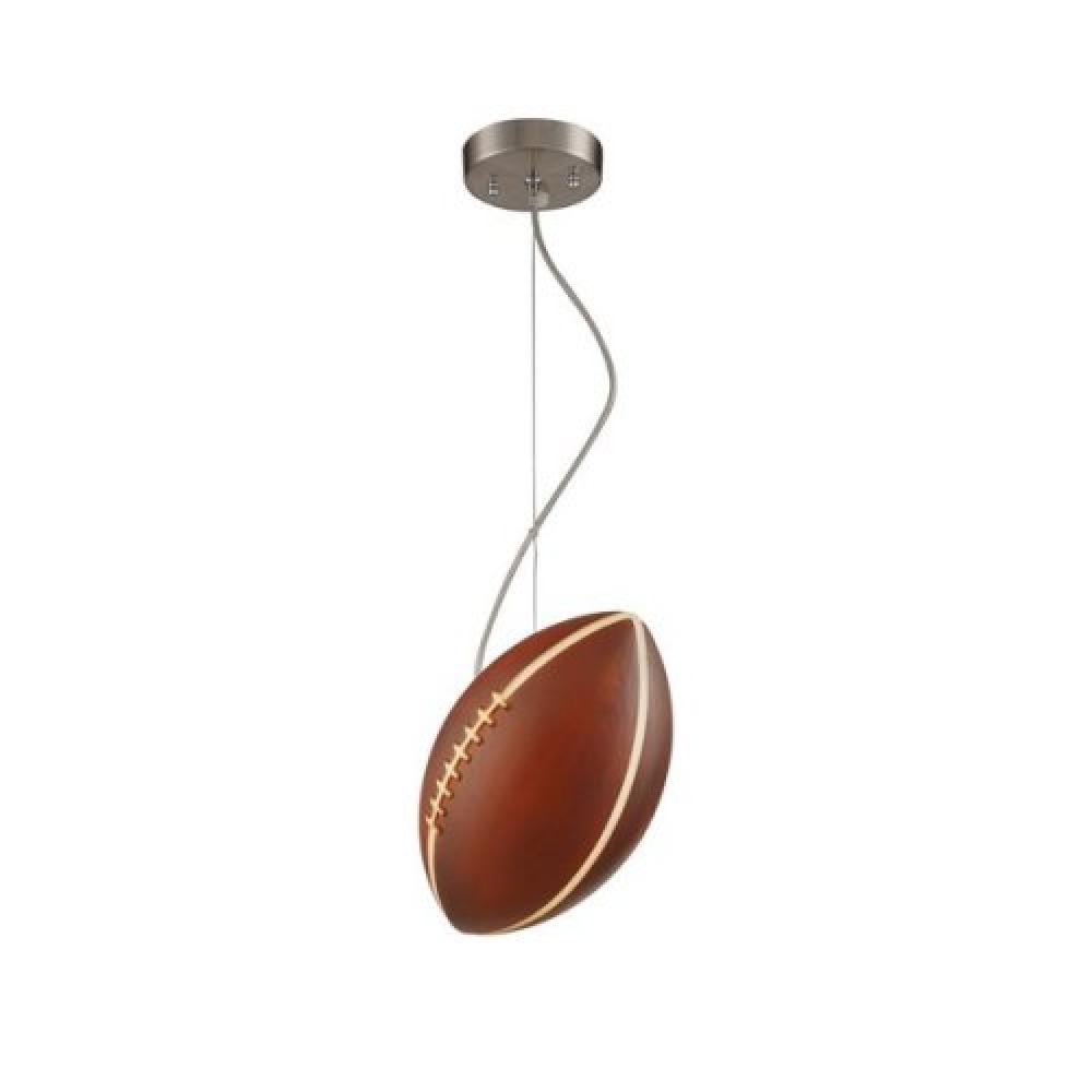 1-LIGHT NOVELTY FOOTBALL PENDANT, 60W
