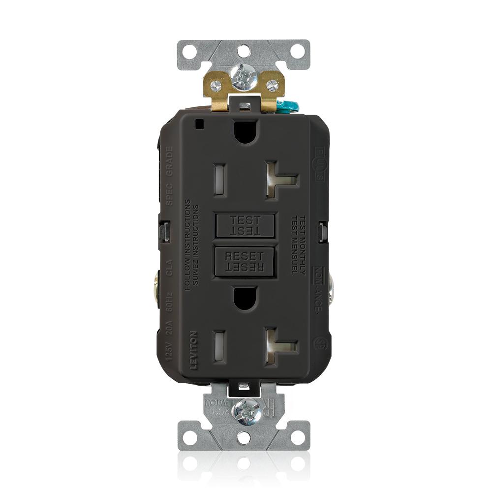 20A SELF TEST IG TR GFCI BLK