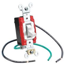 Leviton 1244-W - 20A 120 277V 3WAY TGLE SW LEADED WHT