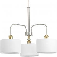 Progress Lighting, a Hubbell affili P400089-009 - 3-75W MED CHANDELIER Gray