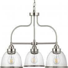 Progress Lighting, a Hubbell affili P400134-009 - 3-60W MED CHANDELIER Gray