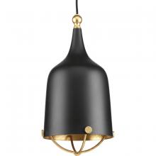 Progress Lighting, a Hubbell affili P500033-031 - 1-75W MED PENDANT Black