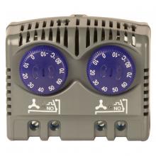 Wiegmann, a Hubbell affiliate TTANONO14176F - TWIN ADJ THERMOSTAT HTNG NO/NO 14/176 F