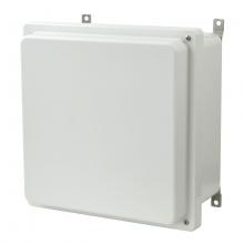 Allied Moulded Products AM1226RH - 12x12x6 ENCLOSURE RAISED HINGED SCR CVR