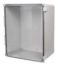 Allied Moulded Products AMP2060CCNL - 20X16X10 PC ENCL CLEAR HNG NL CVR FEET