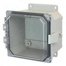 Allied Moulded Products AMU664CCNLF - 6X6X4 UL ENCL CLEAR HNG NL CVR FLNG