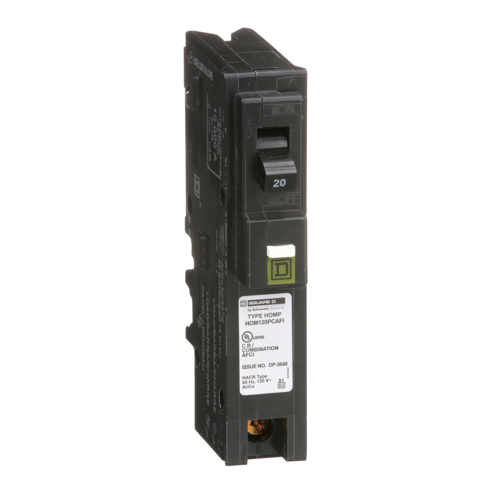 Mini circuit breaker, Homeline, 20A, 1 pole, 120