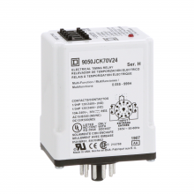 Schneider Electric 9050JCK70V24 - Timing Relay, Type JCK, plug In, multifunction,