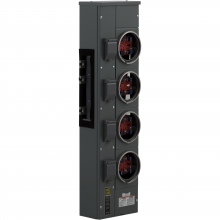Schneider Electric EZM114125C - MTR EZM 4 GANG 1PH 125A CUSTOMER COVER