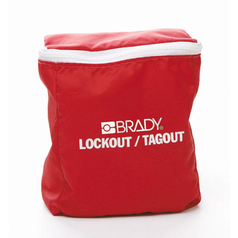 LARGE NYLON LOCKOUT POUCH W METAL ZIPPER