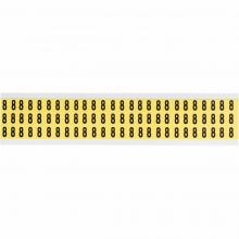 Brady 1520-9 - 0.625 in Vinyl N&L BK on YL 9 32/PK