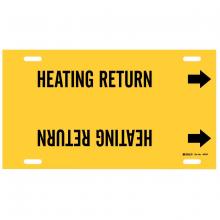 Brady 4070-F - 4070-F HEATING RETURN/YEL/STY F