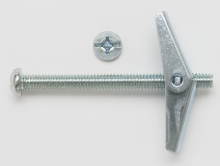 Peco Fasteners 5251J - 1/4X5 ROUND HEAD TOGGLE BOLT ZINC 26023