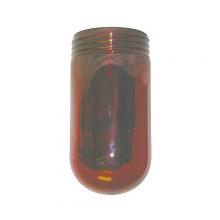 RAB Design Inc RGL200R - LARGE GLASS,WITH RND BOTTOM,200 WTT FIXT